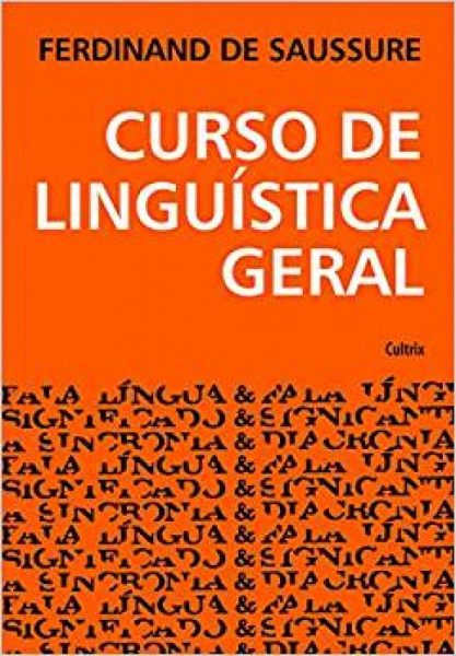 Capa de Curso de Linguística Geral - Ferdinand Saussure