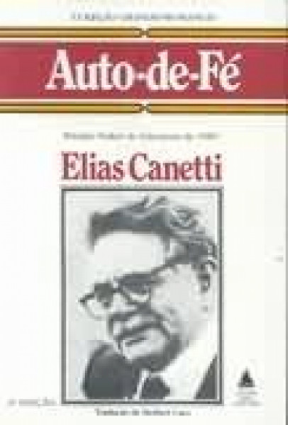 Capa de Auto-de-Fé - Elias Canetti