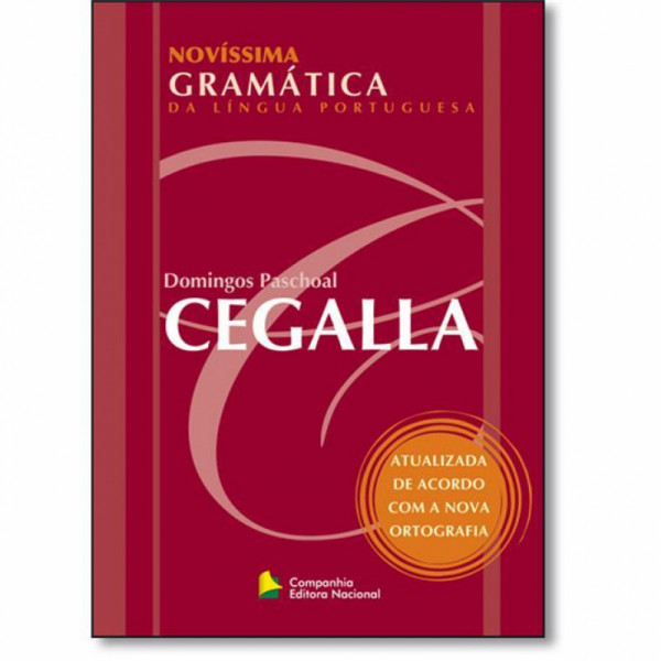 Capa de Novíssima Gramática da Língua Portuguesa - Domingos Paschoal Cegalla