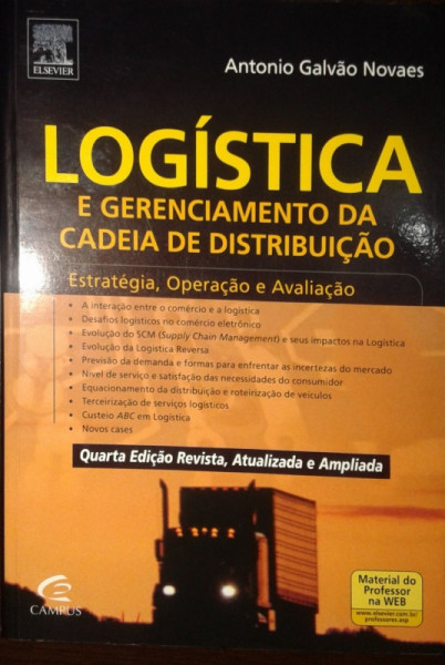 Capa de Logística e gerenciamento da cadeia de distribuição - Antonio Galvão Novaes