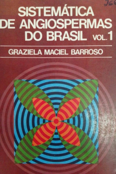 Capa de Sistemática de Angiospermas do Brasil Vol.1 - Graziela Maciel Barroso