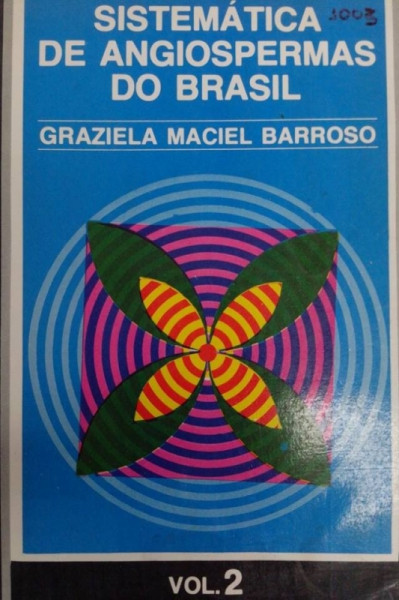 Capa de Sistemática de Angiospermas do Brasil Vol.2 - Graziela Maciel Barroso