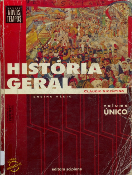 Capa de História Geral - Cláudio Vicentino