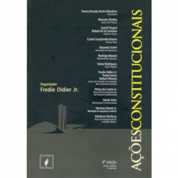 Capa de Ações constitucionais - Fredie Didier Jr.