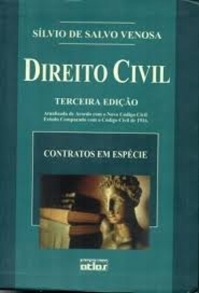 Capa de Direito civil volume 3 - Sílvio de Salvo Venosa