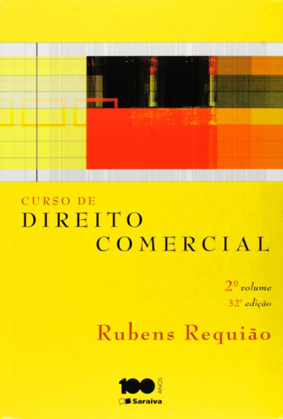 Capa de Curso de direito comercial volume 2 - Rubens Requião