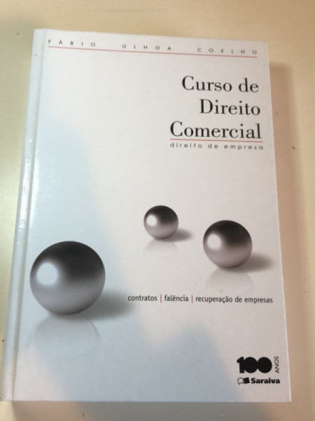 Capa de Curso de direito comercial volume 3 - Fábio Ulhoa Coelho