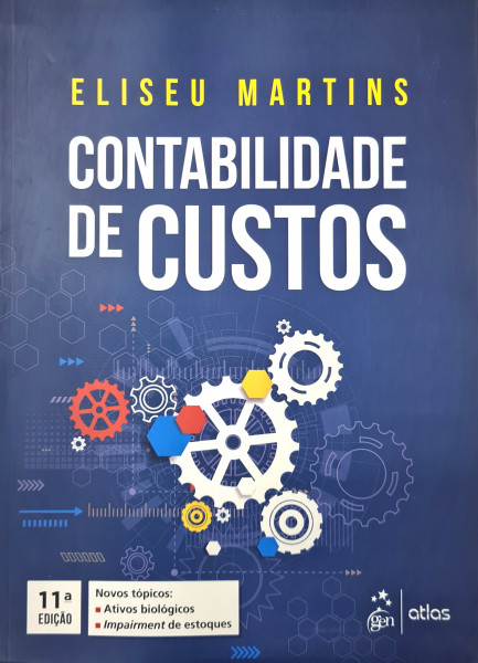 Capa de Contabilidade de custos - Eliseu Martins