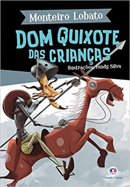 Capa de Dom Quixote das crianças - Monteiro Lobato