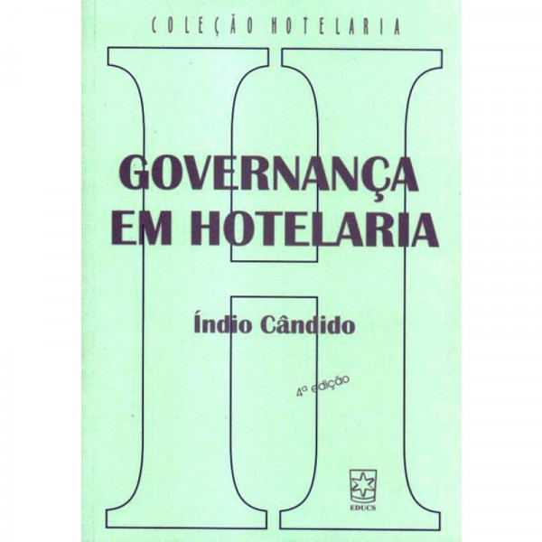 Capa de Governança em Hotelaria - Índio Cândido