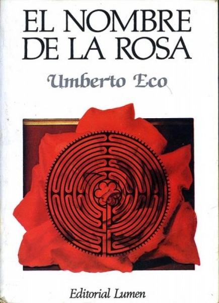 Capa de El nombre de la rosa - Umberto Eco