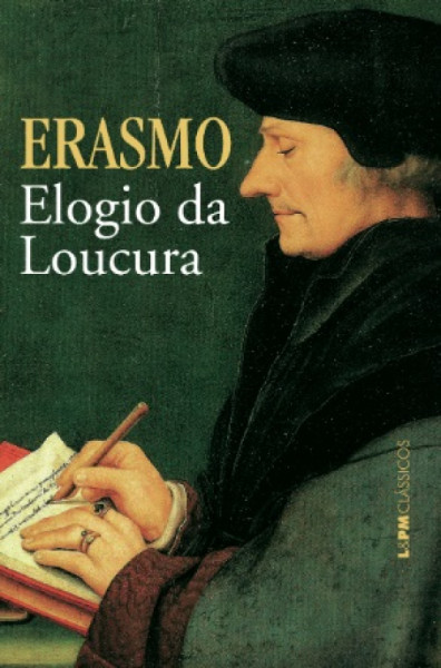 Capa de Elogio da Loucura - Erasmo de Roterdã