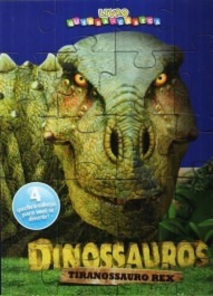 Capa de Dinossauros - Livro Quebra-Cabeça