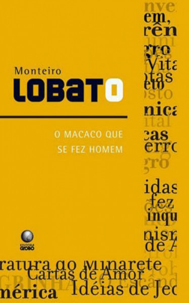Capa de O macaco que se fez homem - Monteiro Lobato