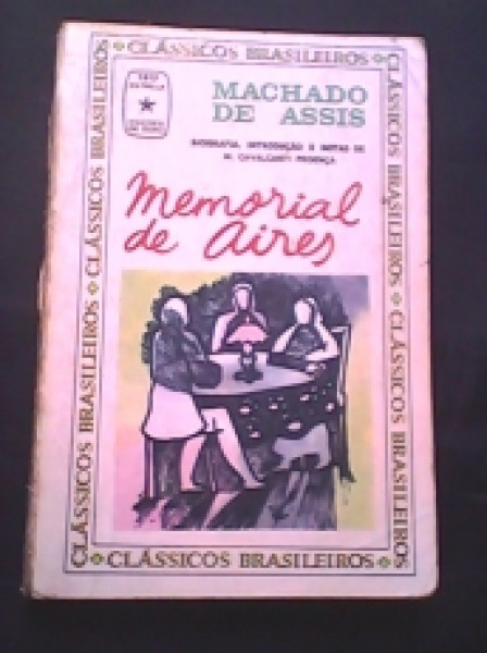 Capa de Memorial de Aires - Machado de Assis