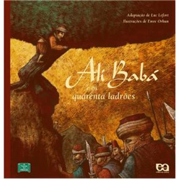 Capa de Ali Babá e os quarenta ladrões - Antoine Galland