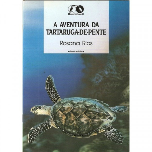 Capa de A aventura da tartaruga-de-pente - Rosana Rios