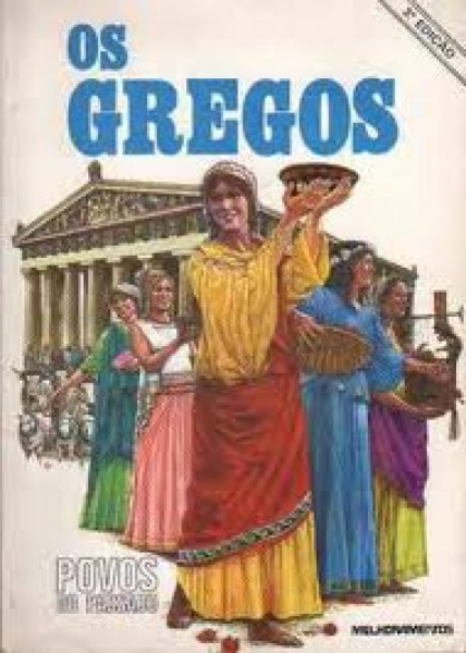 Capa de Os gregos - Carla Zacarias