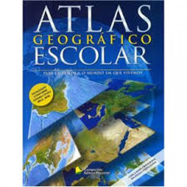 Capa de Atlas geográfico escolar - Vários Autores