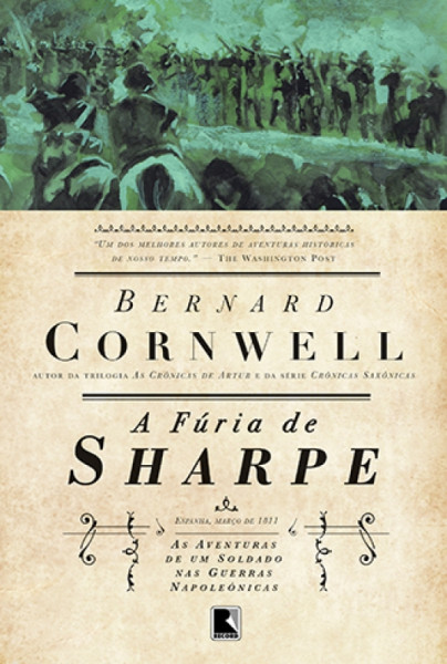 Capa de A fúria de Sharpe - Bernard Cornwell