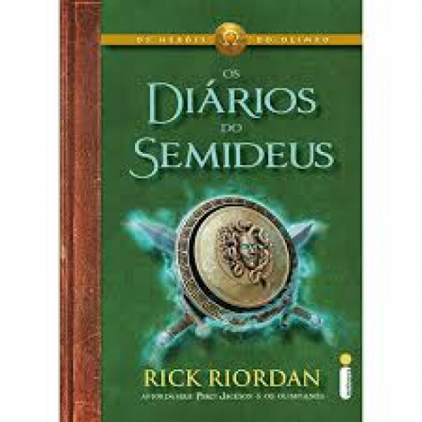 Capa de Os diários do semideus - Rick Riordan