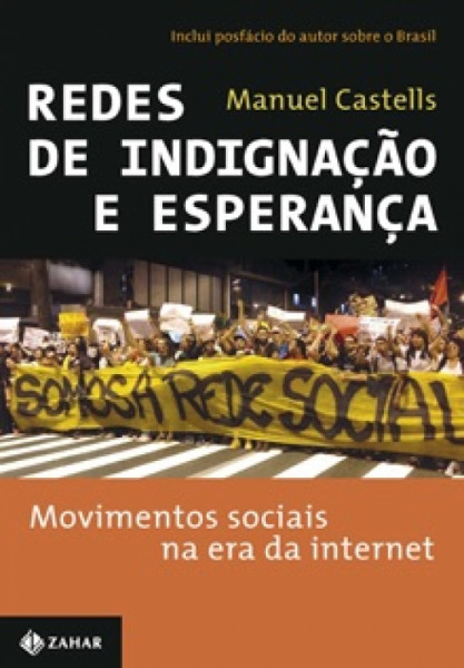 Capa de Redes de indignação e esperança - Manuel Castells