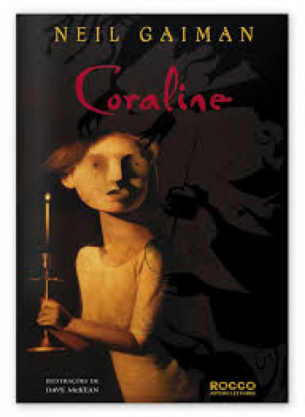Capa de Coraline - Neil Gaiman