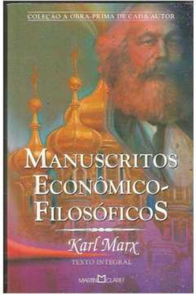 Capa de Manuscritos econômico-filosóficos - Karl Marx