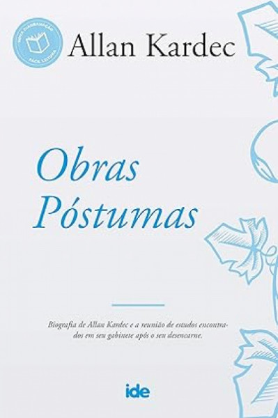 Capa de Obras póstumas - Allan Kardec