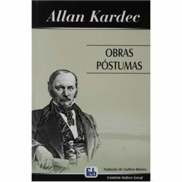 Capa de Obras póstumas - Allan Kardec