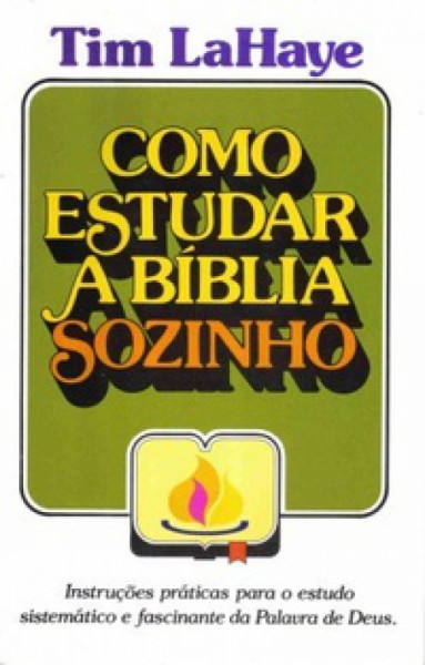 Capa de COMO ESTUDAR A BÍBLIA SOZINHO - Tim LaHaye
