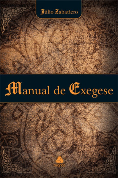 Capa de Manual de Exegese - Júlio Zabatiero