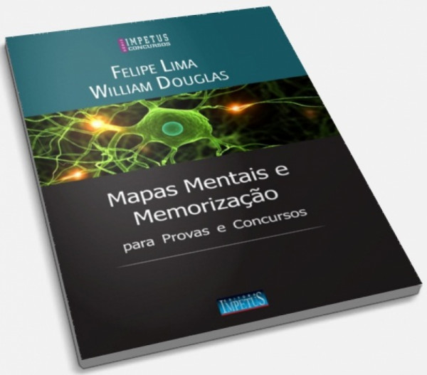 Capa de Mapas mentais e memorização - Felipe Lima; William Douglas