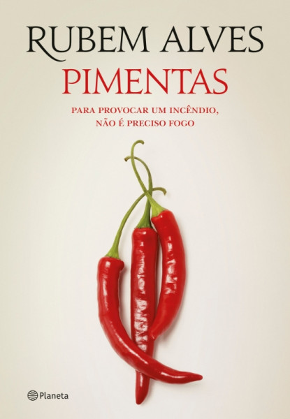 Capa de Pimentas - Rubem Alves