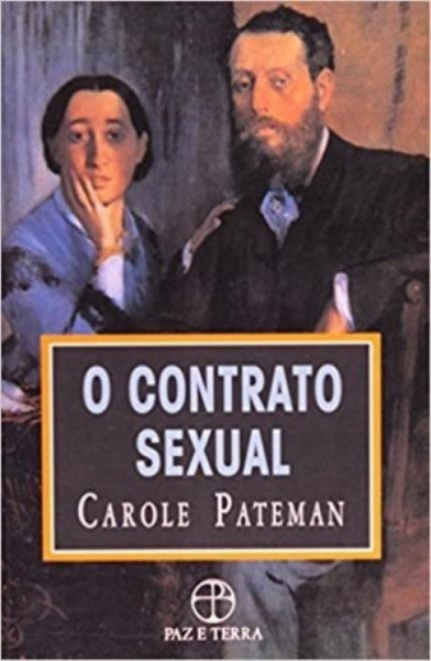 Capa de O contrato sexual - Carole Pateman