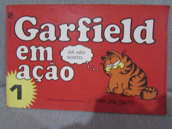 Capa de Garfield em Ação 1 - Jim Davis