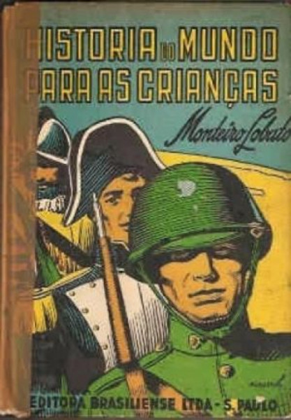 Capa de História do mundo para as crianças - Monteiro Lobato