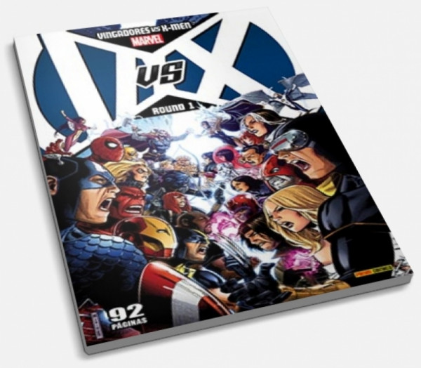 Capa de Vingadores VS X-Men - 01 - Stan Lee