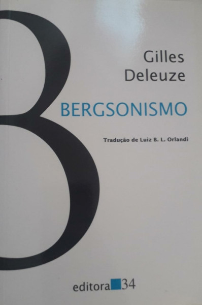 Capa de Bergsonismo - Gilles Deleuze