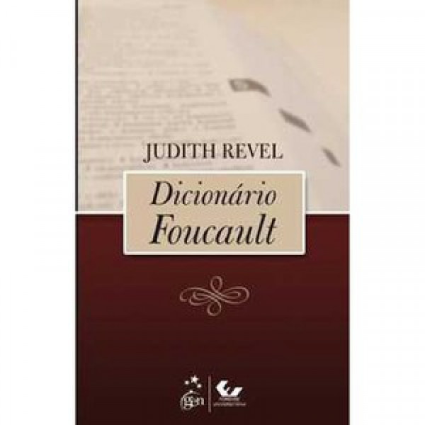 Capa de Dicionário Foucault - Judith Revel