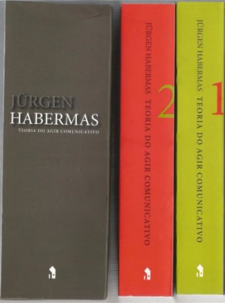 Capa de Teoria do agir comunicativo 1 - Jürgen Habermas