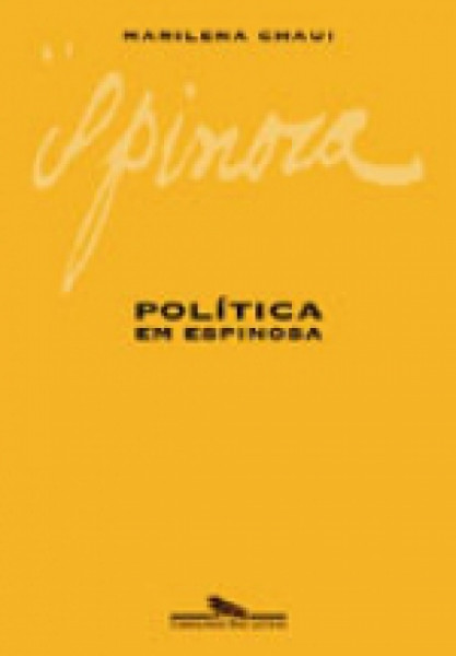 Capa de Política em espinosa - Marilena Chaui