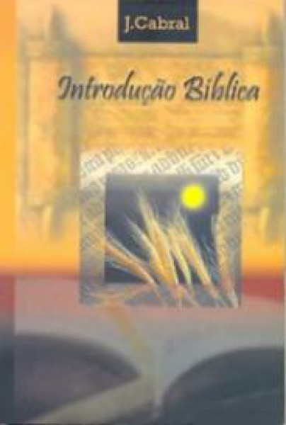 Capa de Introdução Bíblica - J. Cabral