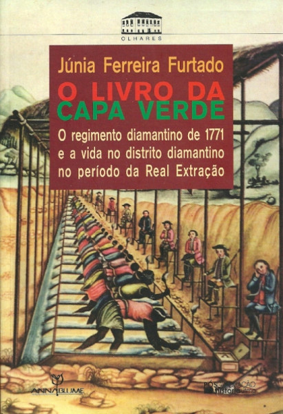 Capa de O livro da capa verde - Júnia Ferreira Furtado