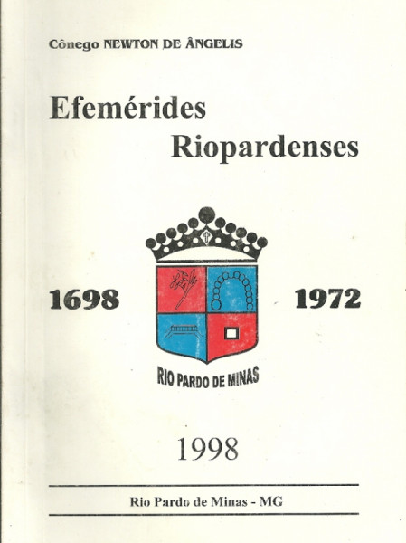 Capa de Efemérides riopardenses - Cônego Newton de Ângelis