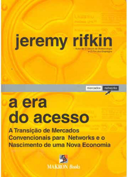 Capa de A era do Acesso - Jeremy rifkin