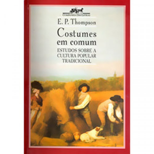 Capa de Costumes em comum - E. P. Thompson