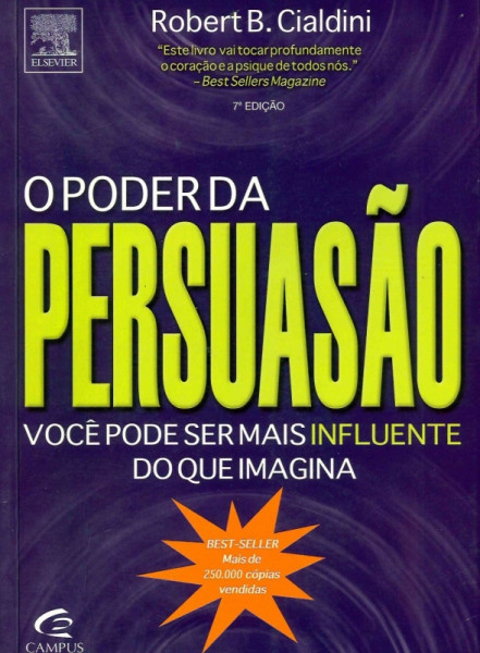 Capa de O poder da persuasão - Robert B. Cialdini