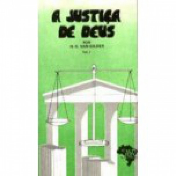 Capa de A justiça de Deus - H. O. Van Gilder