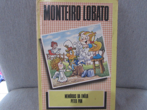 Capa de Memórias da Emília e Peter Pan - Monteiro Lobato